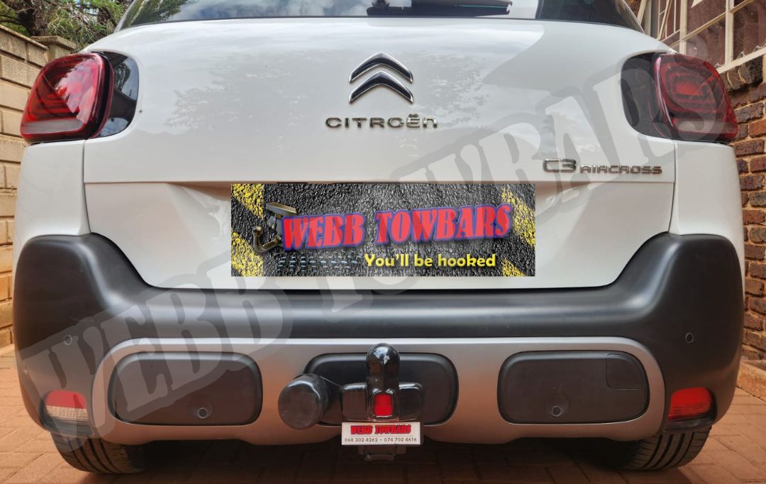Webb Towbars Citroen C3 Aircross standard towbar manufactured and fitted in Gauteng South Africa
