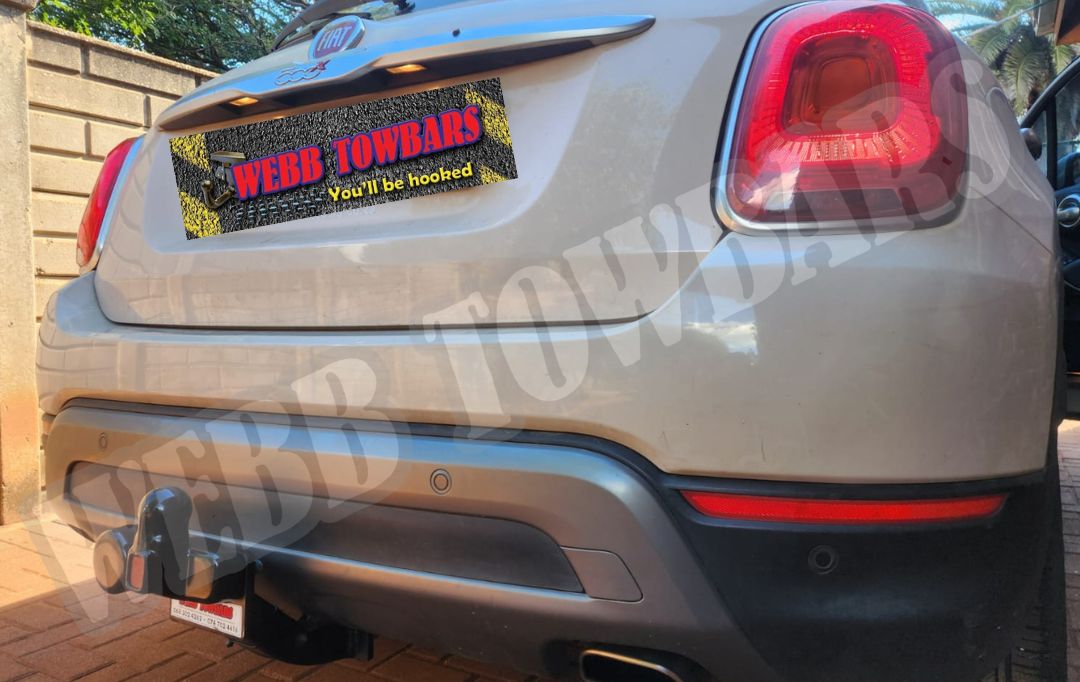 Webb Towbars Fiat 500X standard towbar manufactured and fitted in Gauteng South Africa