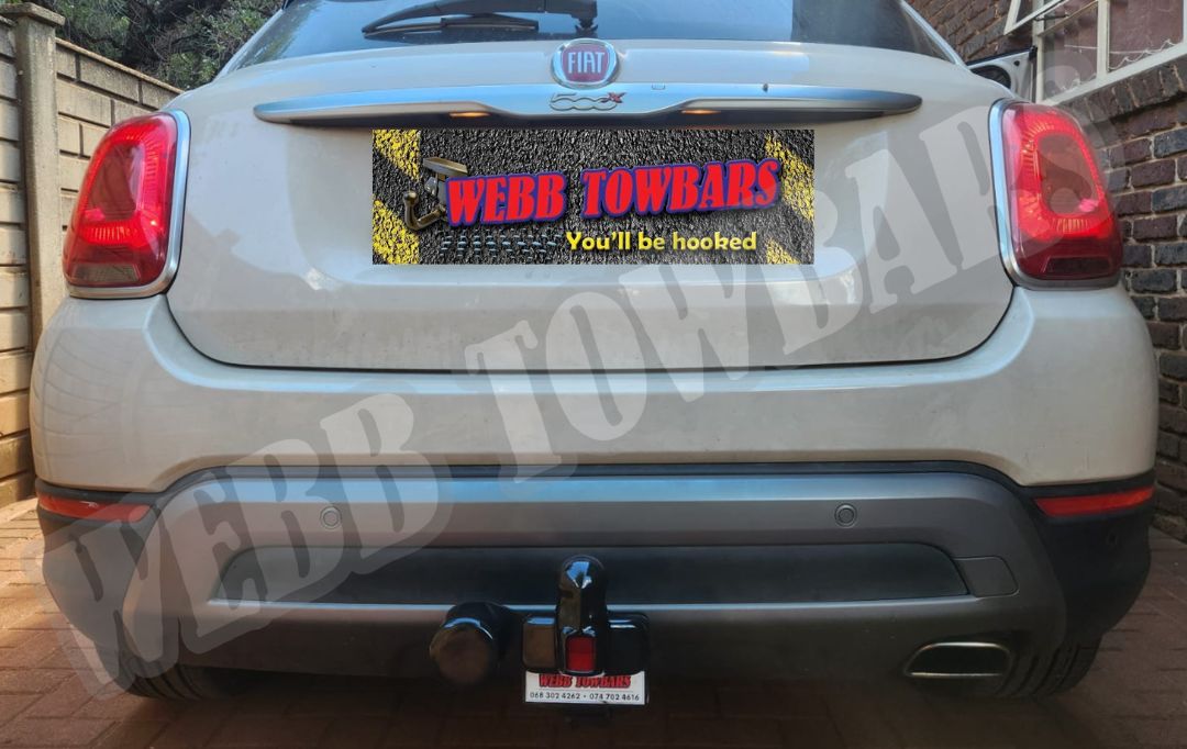 Webb Towbars Fiat 500X standard towbar manufactured and fitted in Gauteng South Africa