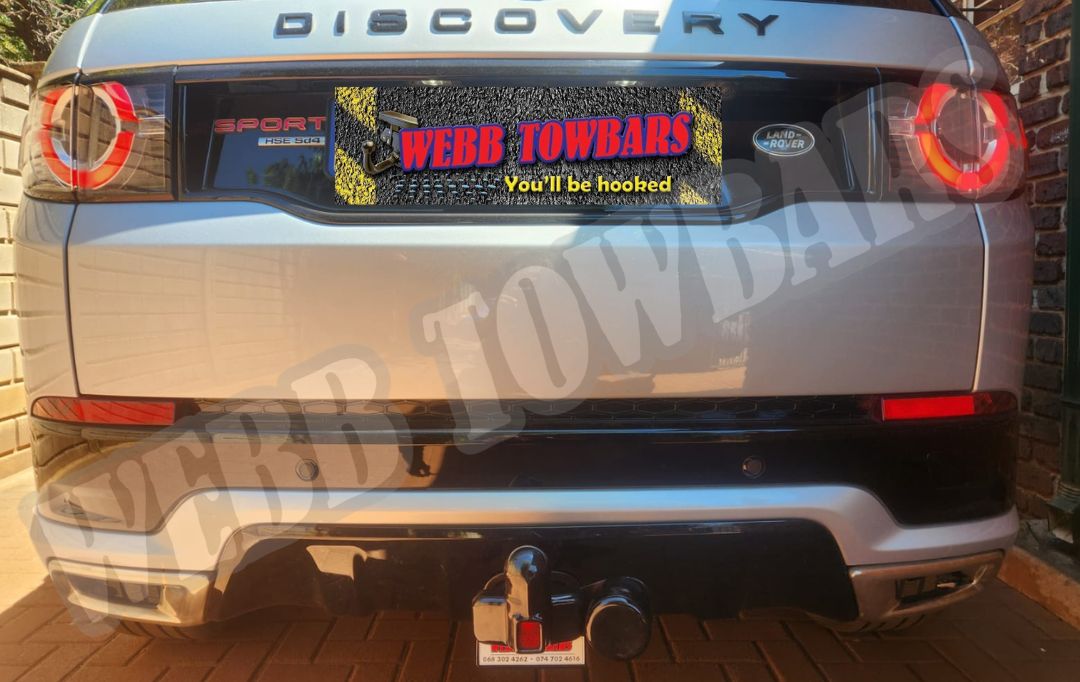Webb Towbars Land Rover Discovery Sport standard towbar manufactured and fitted in Gauteng South Africa