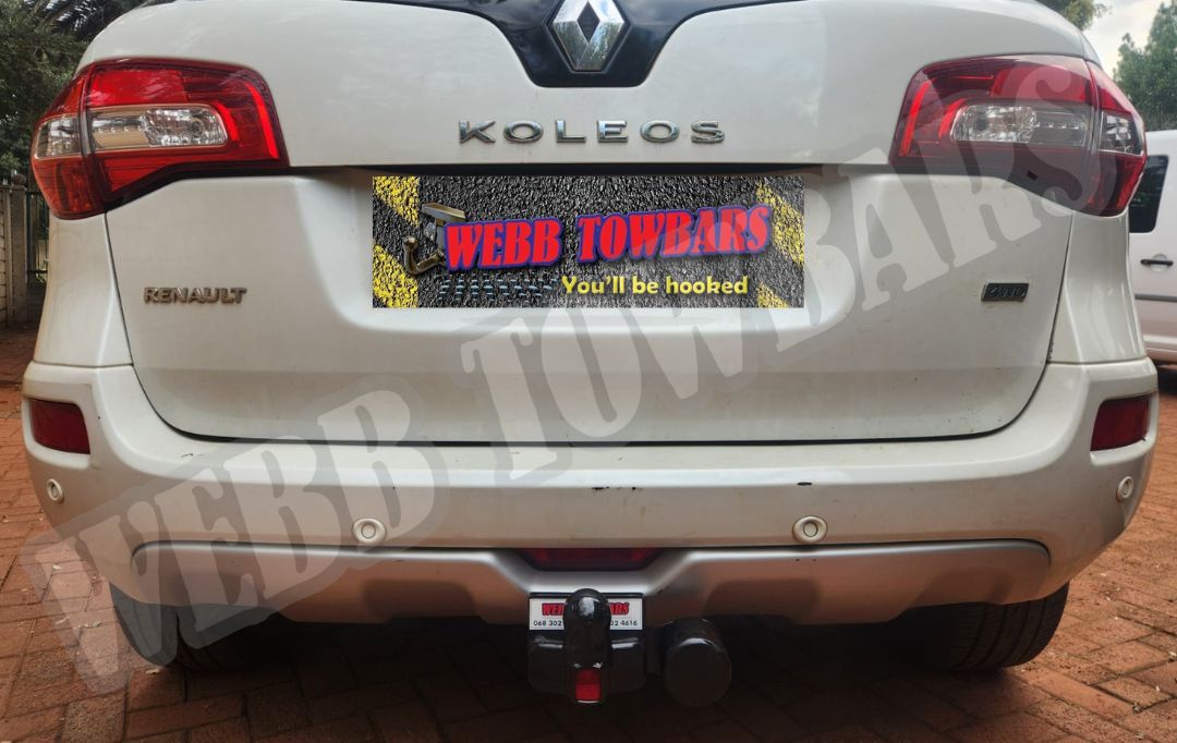 Webb Towbars Renault Koleos standard towbar manufactured and fitted in Gauteng South Africa