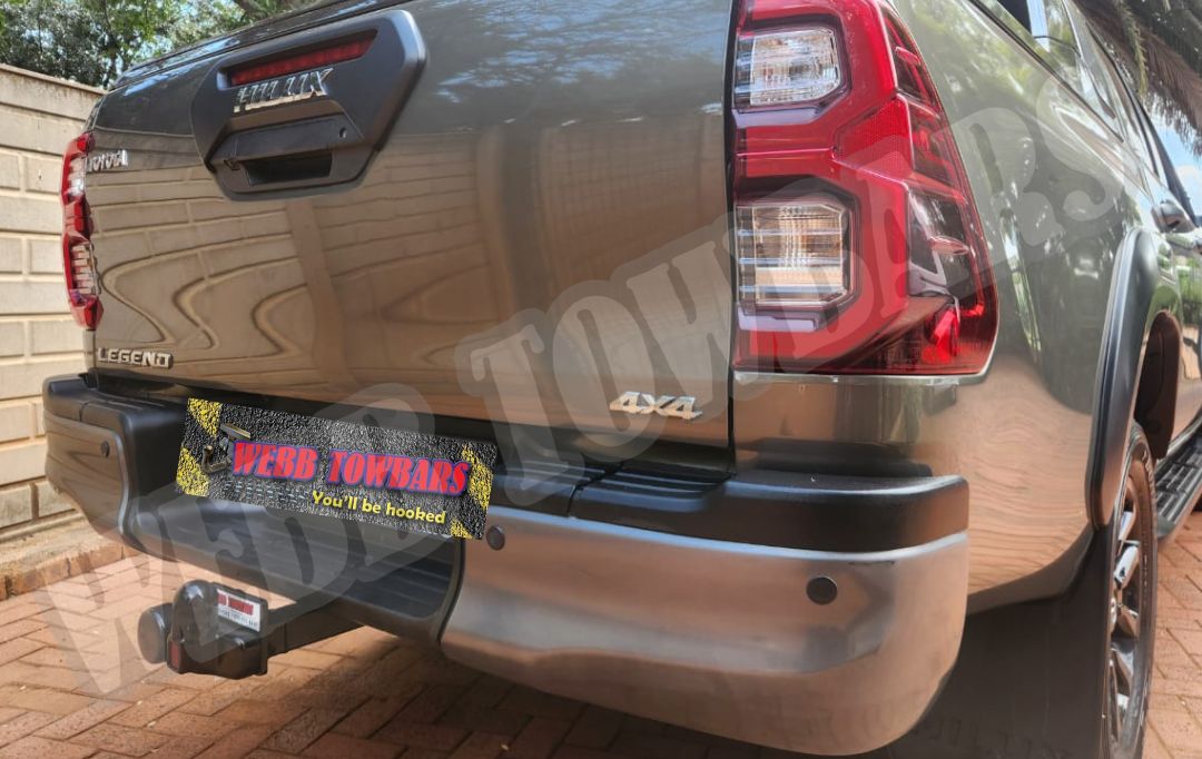 Webb Towbars Toyota Hilux Legend standard towbar manufactured and fitted in Gauteng South Africa