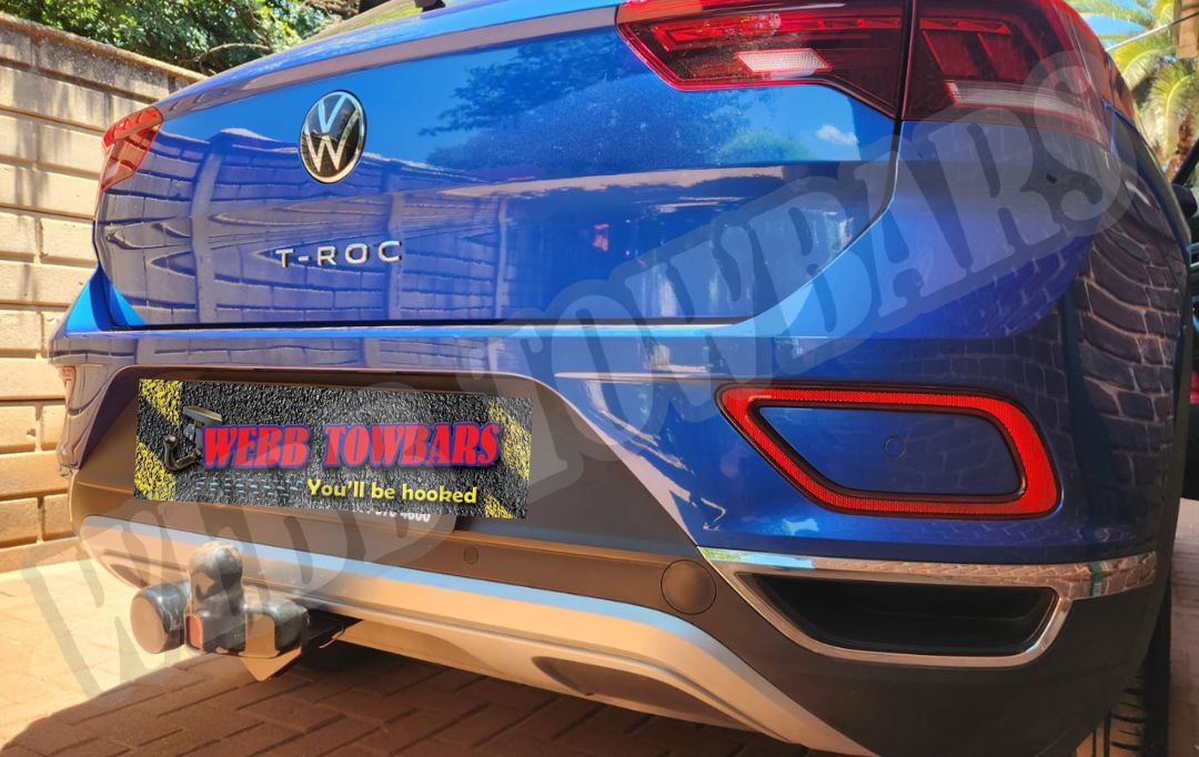 Webb Towbars Volkswagen T-Roc standard towbar manufactured and fitted in Gauteng South Africa