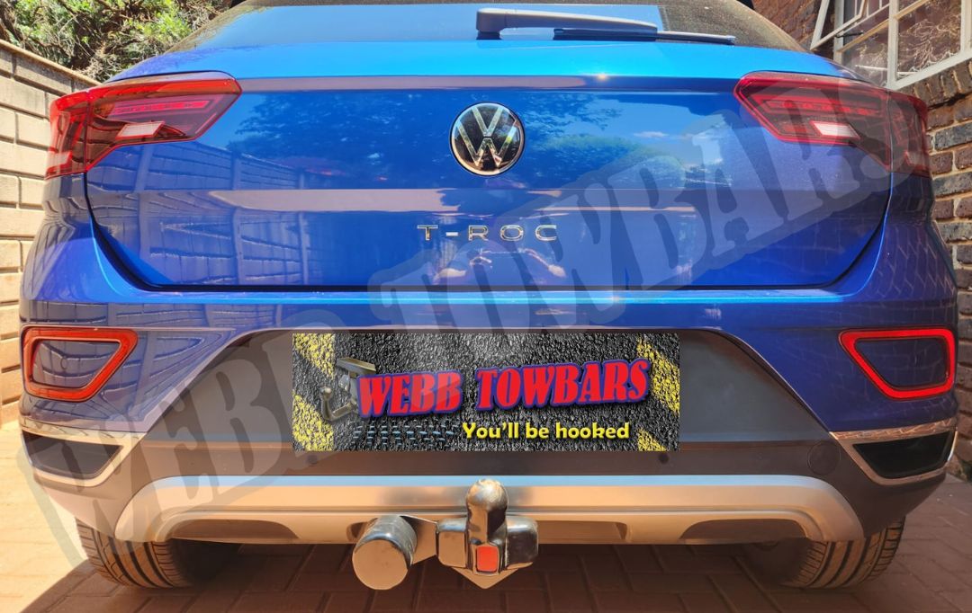 Webb Towbars Volkswagen T-Roc standard towbar manufactured and fitted in Gauteng South Africa
