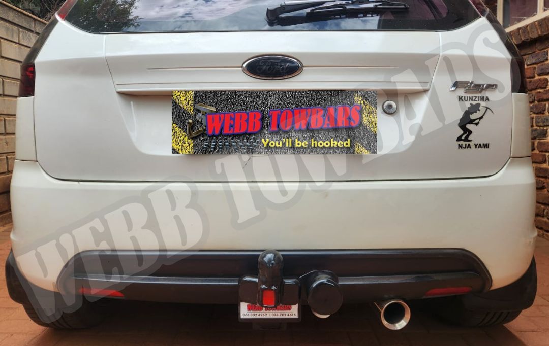Webb Towbars Ford Figo Hatchback standard towbar professionally installed in Gauteng South Africa for compact car towing, bicycle racks, light trailers, weekend adventures, and everyday practicality