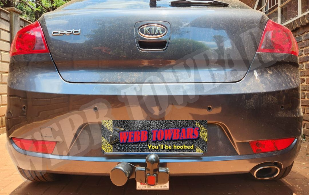 Webb Towbars Kia Cee'd standard towbar manufactured and fitted in Gauteng South Africa