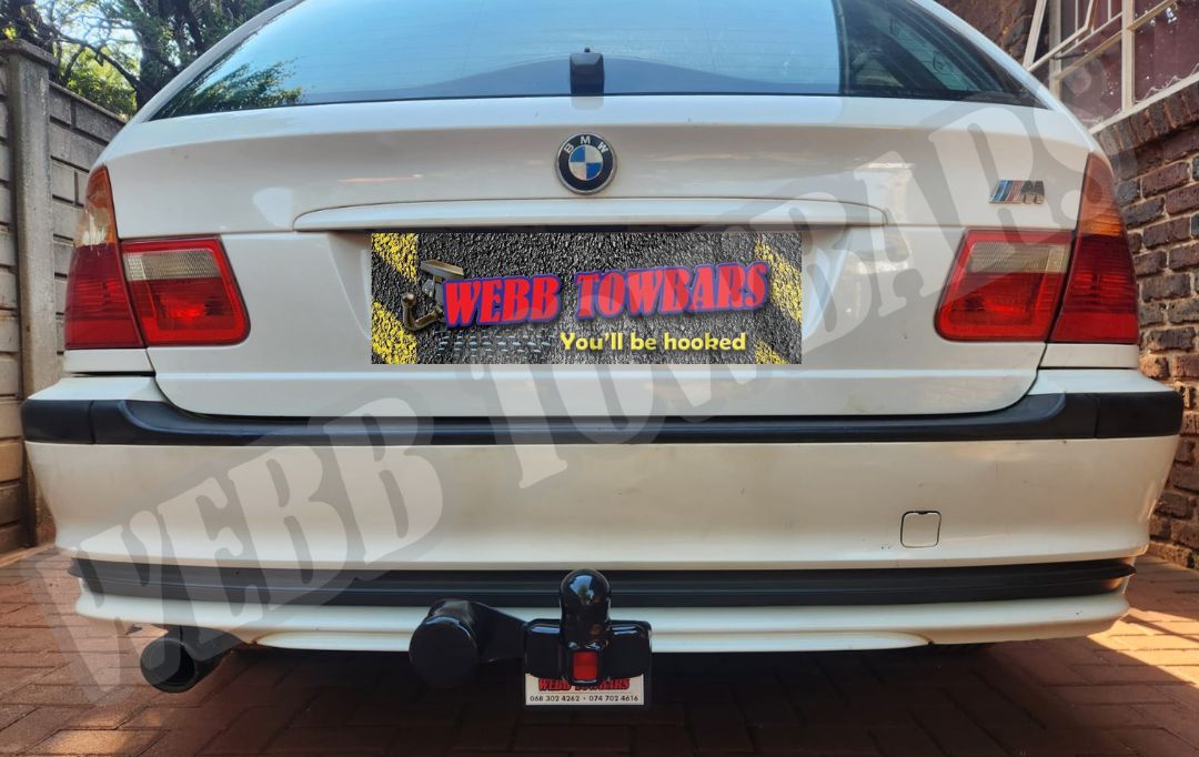 Webb Towbars - BMW 3 Series (E46) Station Wagon - Standard Towbar professionally manufactured and expertly fitted by Webb Towbars in Gauteng, South Africa. Heavy-duty standard towbar installation for the BMW 3 Series (E46) Station Wagon, ideal for towing trailers, caravans, bicycle racks and leisure equipment, featuring a precision-engineered fit, durable corrosion-resistant finish, dependable towing performance and professional workmanship for safe, reliable everyday driving and long-distance travel.