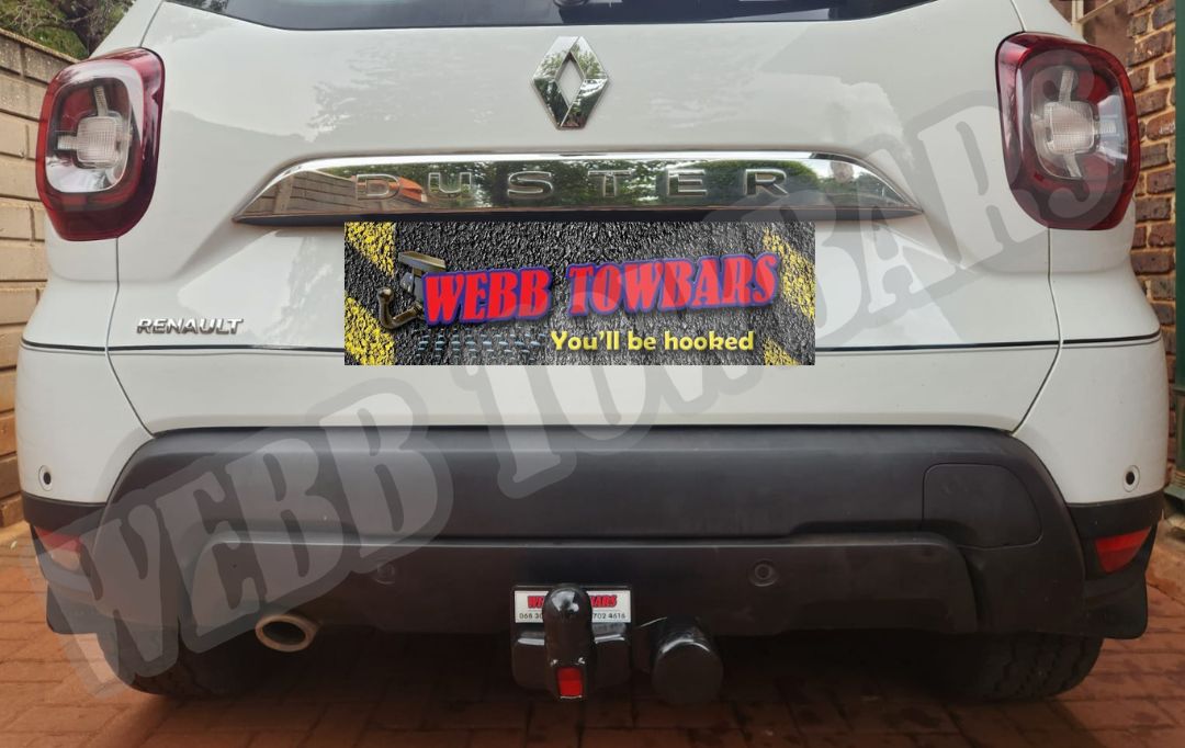 Webb Towbars - Renault Duster - Standard Towbar professionally manufactured and expertly fitted by Webb Towbars in Gauteng, South Africa. Premium standard towbar precision-engineered specifically for the Renault Duster, delivering dependable towing performance for trailers, caravans, bicycle racks, luggage trailers and outdoor adventure equipment. Expertly manufactured for a secure vehicle-specific fit with a durable corrosion-resistant finish, this heavy-duty towbar provides outstanding strength, safety and long-lasting reliability while complementing the rugged styling of the Renault Duster, making it the ideal towing solution for everyday driving, business use and off-road adventures throughout Gauteng and South Africa.