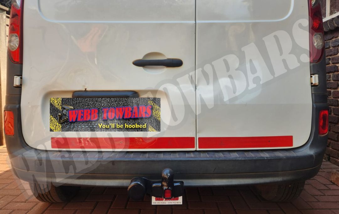 Webb Towbars - Renault Kangoo - Standard Towbar professionally manufactured and expertly fitted by Webb Towbars in Gauteng, South Africa. Heavy-duty standard towbar installation for the Renault Kangoo, ideal for towing utility trailers, luggage trailers, bike racks and light commercial equipment, featuring a precision-engineered fit, durable corrosion-resistant finish, dependable towing performance and professional workmanship for reliable everyday business and recreational use.