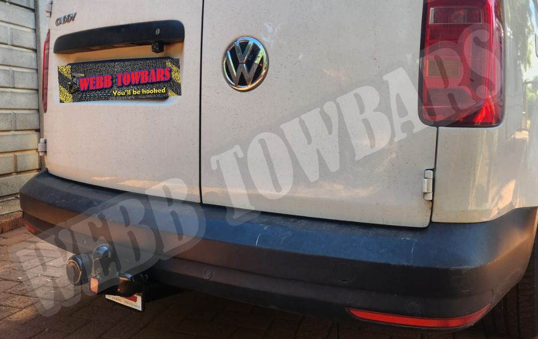 Webb Towbars - Volkswagen Caddy - Standard Towbar professionally installed by Webb Towbars in Gauteng, South Africa. Robust vehicle-specific standard towbar designed for the Volkswagen Caddy, adding dependable towing capability to this versatile passenger and commercial vehicle while maintaining a neat, practical fitment. Ideal for suitable trailers, bicycle racks, luggage trailers, work equipment and recreational towing applications, this durable towbar provides a secure precision fit and reliable long-term performance. Professionally installed by Webb Towbars, this Volkswagen Caddy towbar solution adds greater versatility for business use, family travel, weekend adventures and everyday towing throughout Gauteng and South Africa.