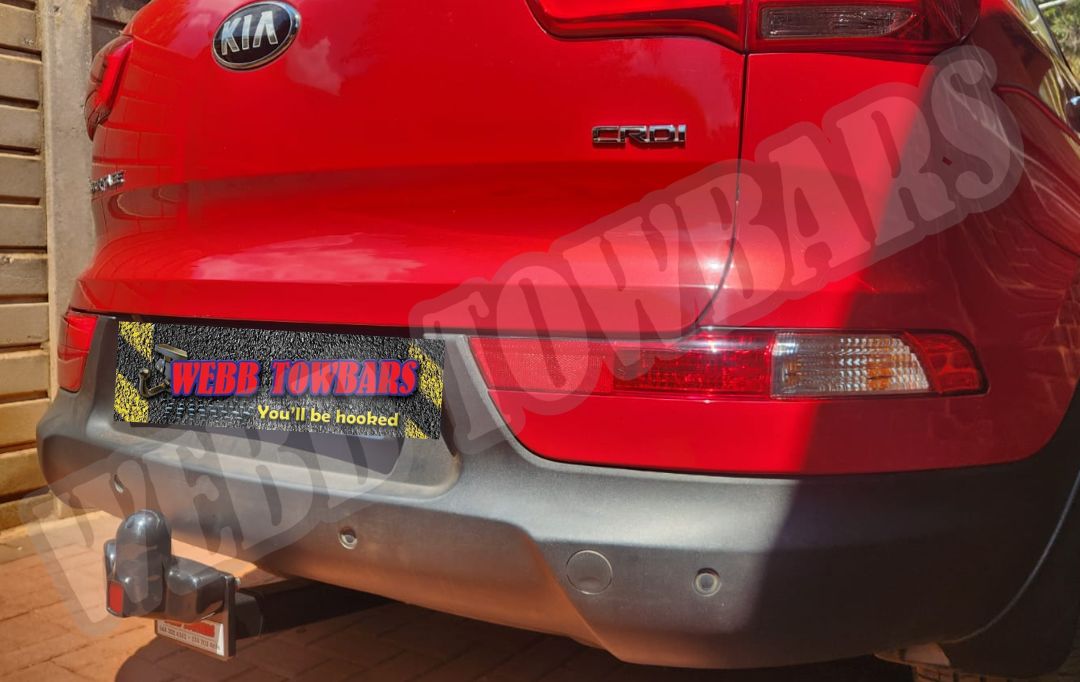 Webb Towbars - Kia Sportage - Standard Towbar professionally installed by Webb Towbars in Gauteng, South Africa. Premium vehicle-specific standard towbar designed for the Kia Sportage, providing dependable towing capability while maintaining a neat fit that complements the SUV’s bold styling, spacious interior and versatile design. Ideal for suitable trailers, caravans, bicycle racks, luggage trailers, camping equipment and recreational towing applications, this robust towbar offers a secure precision fit, durable corrosion-resistant finish and reliable long-term performance. Professionally installed by Webb Towbars, this Kia Sportage standard towbar enhances the SUV’s practicality for family holidays, camping trips, weekend adventures and everyday towing throughout Gauteng and South Africa.